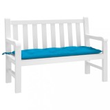 VidaXL Pernă de bancă, albastru deschis, 120x50x7 cm, material oxford