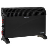 Convector electric Mesko, ecran LCD, 2000 W, 3 trepte, Negru