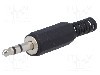 Conector jack, Jack 3,5mm, 3 contacte, tata, {{Producator}} -