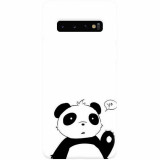 Husa silicon pentru Samsung Galaxy S10, Panda Cellphone