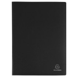 Mapa prezentare Exacompta, coperta, 30 file, A4, 24x32 cm, negru