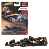 HOT WHEELS PREMIUM REAL RIDERS FORMULA 1 2024 MASINUTA METALICA MCLAREN FORMULA 1 TEAM NUMARUL 81 SCARA 1 LA 64