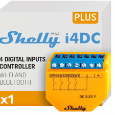 Releu smart Wi-Fi Shelly Plus i4 DC controler de scena - RESIGILAT