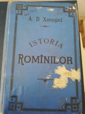 A.D. XENOPOL - ISTORIA ROMINILOR DIN DACIA TRAIANA, VOL. V, 1896 foto