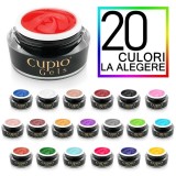 Kit manichiura 20 geluri colorate Cupio