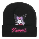 Caciulă de iarnă neagră cu model Kuromi pentru copii, CMCLASS