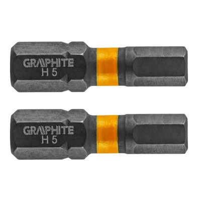 Bit de impact HEX5 x 25mm - set 2 buc foto