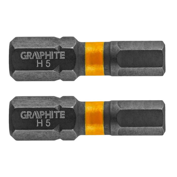 Bit de impact HEX5 x 25mm - set 2 buc
