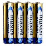 Set 4 baterii alcaline Maxell LR03 AAA R03 LIFE004