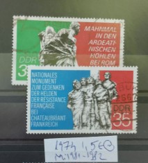 TS21 - Timbre serie DDR - 1974 Mi1981-82