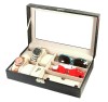 Cutie Depozitarea Ceasuri Si Ochelari Neagra / Albastra / Maro / Crem CF-E75, Watchbox