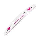 Cumpara ieftin Pila Unghii Semiluna 100/180 SensoPRO Milano - Heart Style #04
