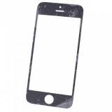 Geam Sticla iPhone 5s, Negru