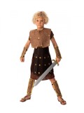 Cumpara ieftin Costum razboinic roman deluxe pentru baiat 7-8 ani 116-128 cm, Kidmania