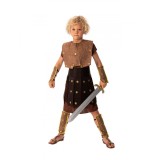 Costum razboinic roman deluxe pentru baiat 10-12 ani 140-152 cm