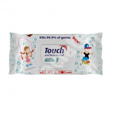 Servetele umede antibacteriene Kids, 70 bucati, Touch