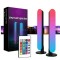 Set 2 lampi LED tip bara, RGB, jocuri de lumini, lumina ambientala, pentru divertisment, telecomanda inclusa