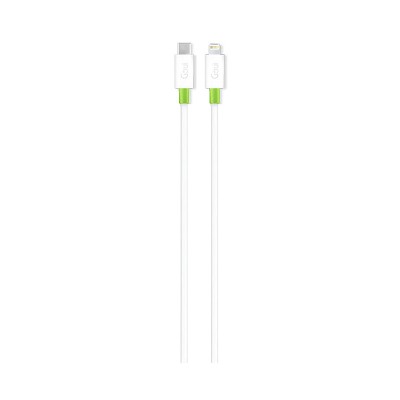 Cablu Date si Incarcare USB Type-C la Lightning Goui Classic, 1 m, Alb G-CLASSICC94_W foto