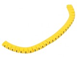Markere Marcaj PVC Galbene 2,5-5mm