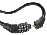 Cumpara ieftin Antifurt bicicleta cu cifru 4 cifre, cablu otel flexibil 20 x 15 cm, combinatie resetabila, pentru bicicleta, trotineta, motocicleta, carucior, negru