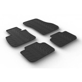 Set covorase auto din cauciuc BMW X1 (F48) 06.2015-05.2022 , X1 HYBRID 06.2015-05.2022, Negru, Gledring, 4 buc. AutoDrive ProParts