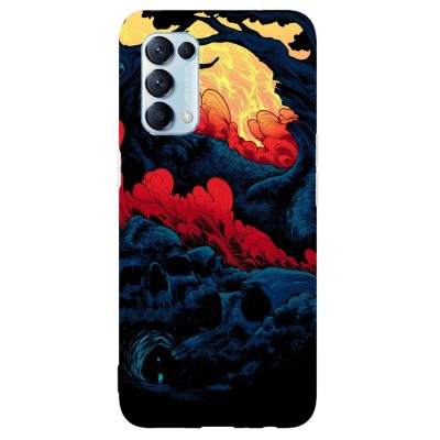 Husa compatibila cu Oppo A76 model Death forest, Silicon, TPU, Viceversa foto