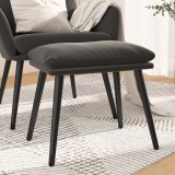 vidaXL Taburet, gri &icirc;nchis, 45x29,5x35 cm, catifea