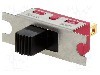 Intrerupator glisant, 2 pozitii, SPDT, ON-ON, C&amp;K - 1101M1S3ZBE2