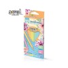 Creioane colorate, pastel, forma triunghiulara, grosime mina 3 mm, set 12 culori, S-Cool