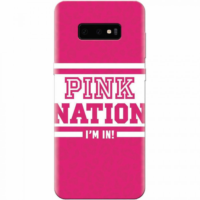 Husa silicon pentru Samsung Galaxy S10 Lite, Pink Nation