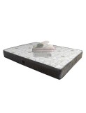 Set Saltea ortopedica cu arcuri Roza Super Lux Ortopedic 160x200x25cm, fermitate mediu-tare, plasa arcuri Bonell, fara vara-iarna, aerisire spaceair,