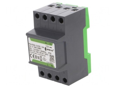 Alimentator Pulsatoriu pentru Șină DIN 20W 12V 1.6A foto