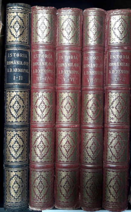 A.D.Xenopol-Istoria romanilor din Dacia Traiana10 VOLUME-5 TOMURI-1925-1930