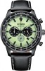 Ceas Barbatesc Citizen Aviator CA4505-21X Quartz Cronograf, Inox 44mm, Curea Piele Maro, Geam Cristal, Rezistent la Apa 10ATM