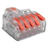 Conector electric doza 1x4mm&sup2; / 5x4mm&sup2; HFY15, 1 intrare / 4 iesiri, sectiune conductor 0.5-4mm&sup2;