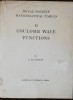 COULOMB WAVE FUNCTIONS - A.R.CURTIS VOL II
