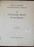 COULOMB WAVE FUNCTIONS - A.R.CURTIS VOL II