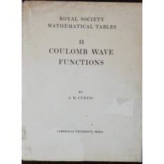 COULOMB WAVE FUNCTIONS - A.R.CURTIS VOL II