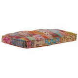 vidaXL Perna din țesătură patchwork de la pentru canapeaua din paleți.