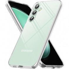 Husa compatibila cu Samsung Galaxy S23 FE, ultra subtire, husa de protectie moale TPU rezistenta la socuri pentru Samsung Galaxy S23 FE - transparenta