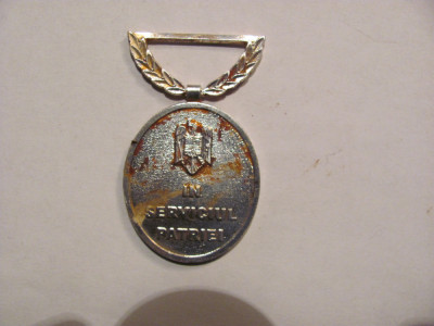CY - Medalie Romania &amp;quot;In Serviciul Patriei / XX Ani&amp;quot; / fara prindere / dupa &amp;#039;90 foto