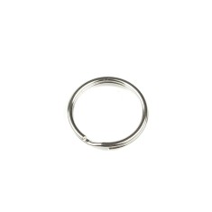 Inel metalic universal pentru chei, fara lant, diametru exterior 24 mm - Argintiu