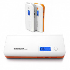 Baterie Externa Power Bank 2USB Lanterna Pineng PN968 10000 foto