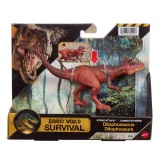 Figurina articulata, Jurassic World Survival, Dilophosaurus, JKL67