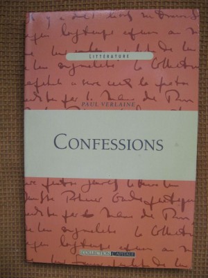 Paul Verlaine - Confessions foto