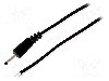 Cablu alimentare DC, cabluri, DC 2,35/0,7 mufa, negru, 1,5m, BQ CABLE - DC.CAB.0200.0150