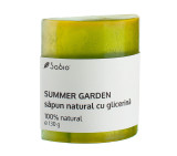 Sapun natural cu glicerina Summer Garden, 130g, Sabio