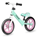 Bicicleta de echilibru fara pedale pentru copii, Rebel Mint, Kidwell