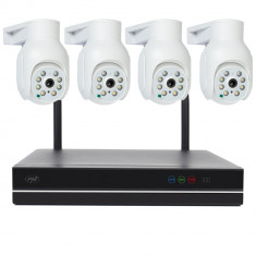 Aproape nou: Kit supraveghere video PNI House WiFi834 NVR si 4 camere wireless de e
