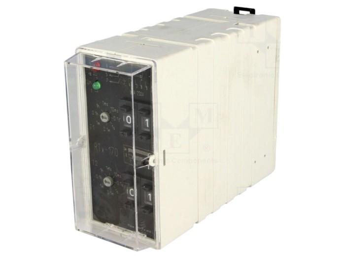 Timer programabil 24...48V AC/DC, DPDT